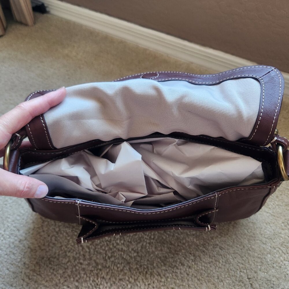 NWOT Talbots leather handbag - Picture 5 of 10